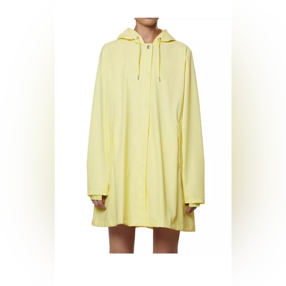 RAINS Jacket Large New with Tags Yellow Womens